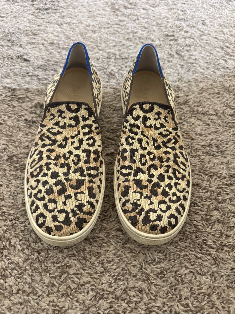 Rothy’s Leopard Print loafers - Beige/Black